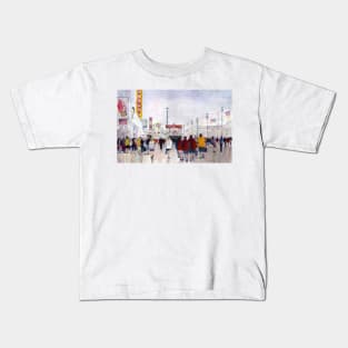 Seaside Heights - Midway - Jersey Shore Kids T-Shirt